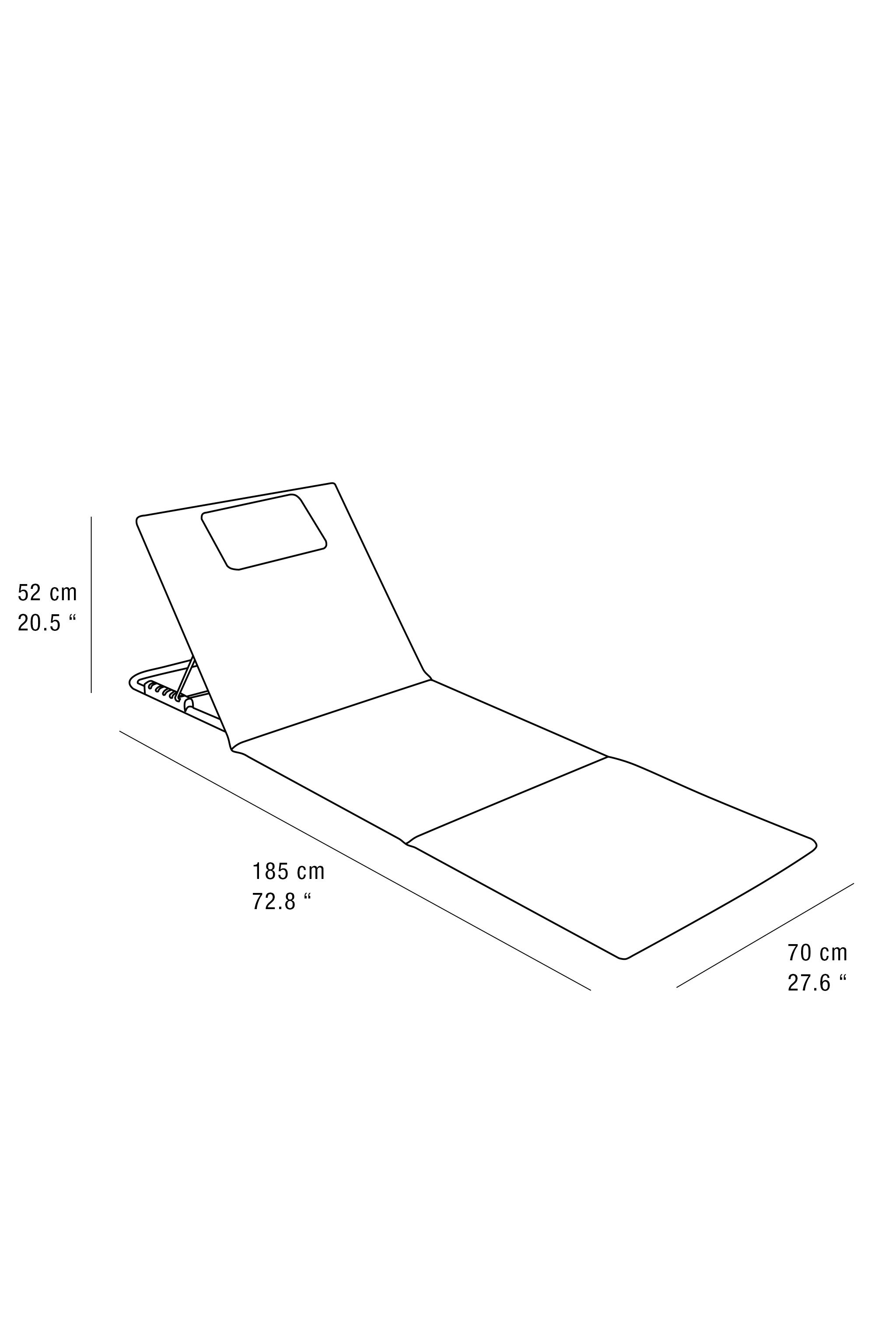 XXL FOLDABLE BEACH LOUNGER